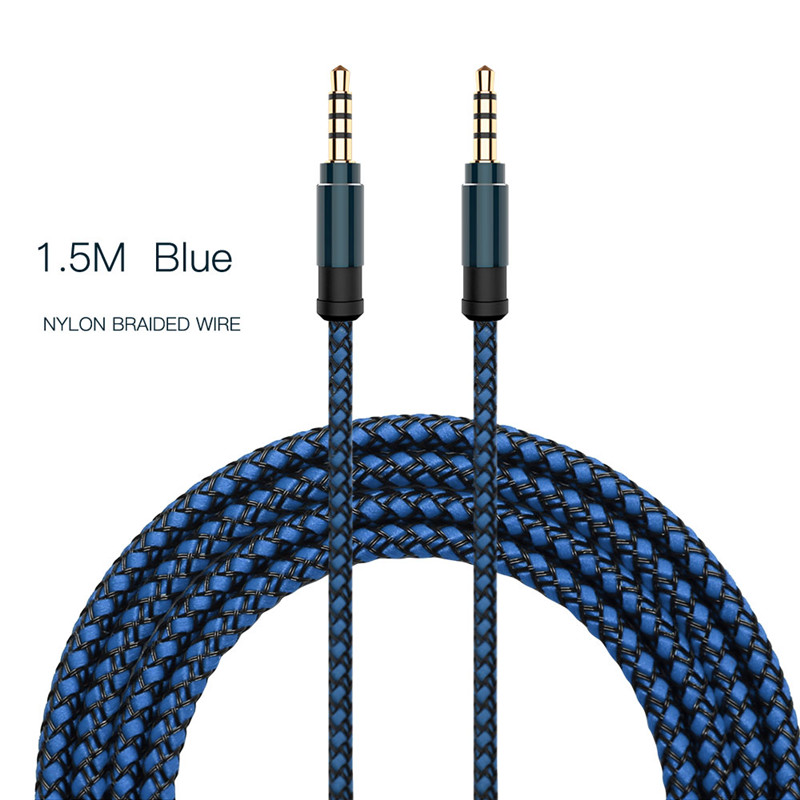 AUX Jack 3.5mm Audio Cable Nylon Braid 3.5mm Car AUX Cable 1.5M for Phone  MP3 Car Headset Speaker – CMIMI 200 LEKE – Kapidani PCCSERVICE