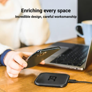 Green Cell GC AirJuice 15W wireless charger with fast charging function and QI certificate