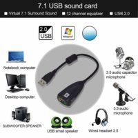 5hv2 USB 7.1 Channel Sound Card Surround Card - CMIMI 700 LEKE - Image 4
