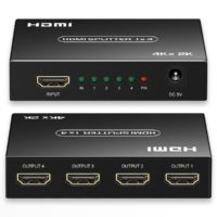1 in 4 Out HD 1080P 3D 1.4 HDMI Splitter Duplicator Amplifier Switch AC Adapter - CMIMI 1200 LEKE - Image 8