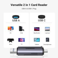 USB SD Card Reader, USB Type C and Micro USB OTG Adapter Memory Card Reader - CMIMI 600 LEKE - Image 7