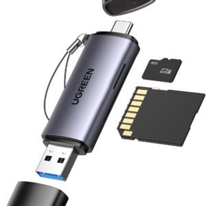 USB SD Card Reader, USB Type C and Micro USB OTG Adapter Memory Card Reader - CMIMI 600 LEKE