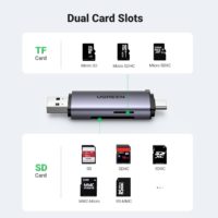 USB SD Card Reader, USB Type C and Micro USB OTG Adapter Memory Card Reader - CMIMI 600 LEKE - Image 8