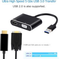 USB to HDMI VGA Adapter, USB 3.0 to HDMI Converter 1080P HDMI and VGA - CMIMI 1800 LEKE - Image 6