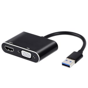 USB to HDMI VGA Adapter, USB 3.0 to HDMI Converter 1080P HDMI and VGA - CMIMI 1800 LEKE