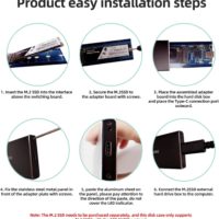 M2PV M.2 SSD NVME USB 3.1 Gen2 External Adapter USB-C Hard Drive Enclosure for M.2 PCIe NVME - CMIMI 1400 LEKE - Image 4