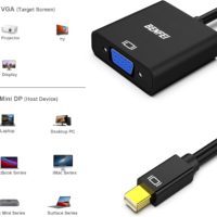 Mini DisplayPort to VGA Adapter, Mini DP Display Port to VGA (Thunderbolt Compatible) Male to Female Adapter - CMIMI 600 LEKE - Image 6