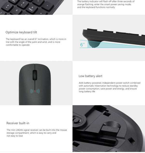 Xiaomi WXJS02YM 2.4GHz Wireless Keyboard and Mouse Set 2 - Image 5