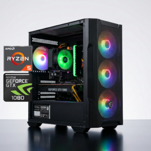 RYZEN 5 3500X - RAM 16 GB DDR4 - SSD 512 GB NVME - HDD 500 GB - GTX 1080 8 GB - MSI MAG FORGE M100A